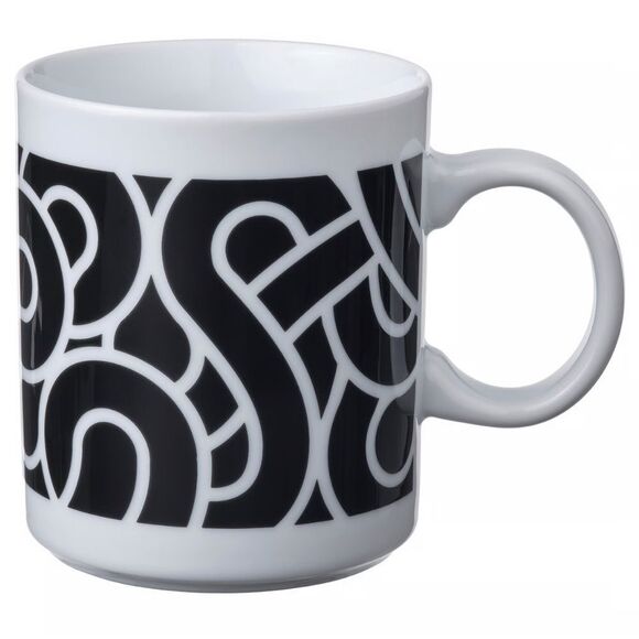 IKEA SÖTRÖNN Black and White Mug Set of 2 - Picture 2 of 5